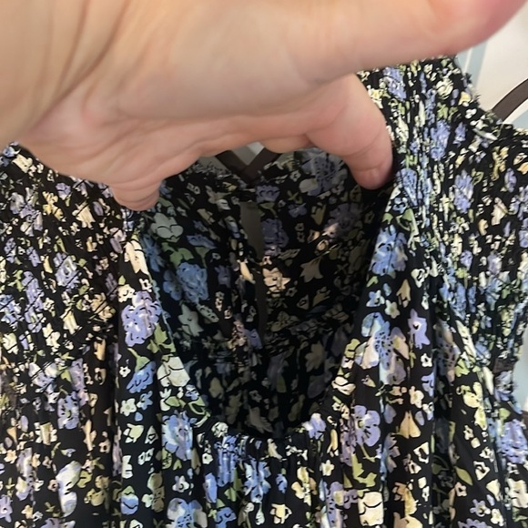 FREE PEOPLE MOLLY JO CAMI SMOCK MIDI DRESS SIZE EXTRA SMALL - Picture 12 of 16